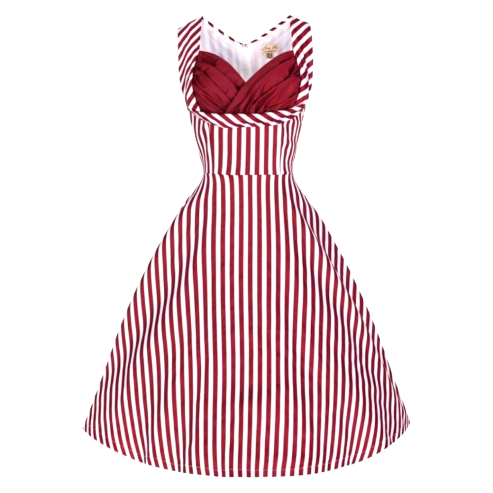 Lindy Bop Ophelia dress candy striped